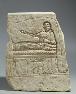 Funeraire stela in de naam van de dame Artemis, uit Kom Abu Billo